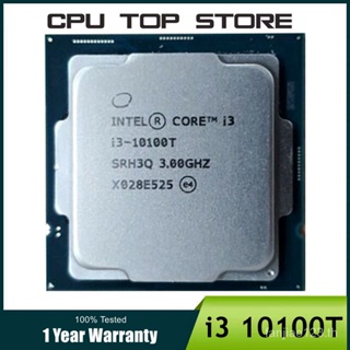 โปรเซสเซอร์ CPU Intel Core i3 10100T 3.0GHz Quad-Core Eight-Thread 6M 35W LGA 1200 ไม่มีคูลเลอร์