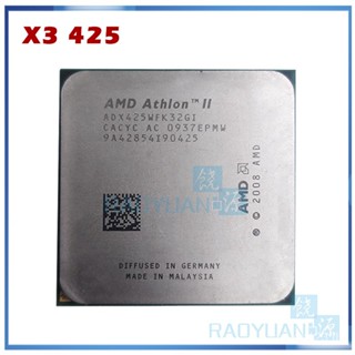 ซ็อกเก็ตโปรเซสเซอร์ CPU AMD Athlon II X3 425 X3-425 (2.7Ghz L2=2M 95W 2000GHz) am3 ADX425WFK32GI