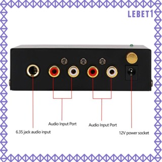 [Lebet] เครื่องเล่นแผ่นเสียงพรีแอมป์ เครื่องเล่นแผ่นเสียง RCA อินพุต RCA เอาท์พุต