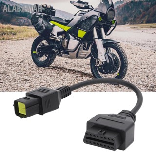 ALABAMAR 6 Pin OBD2 เครื่องสแกนเนอร์สาย Universal รถจักรยานยนต์อะแดปเตอร์วินิจฉัยสำหรับ Husqvarna 449 511 610 630 450