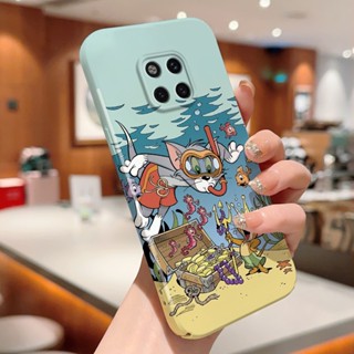 สําหรับ Huawei Mate 20 Pro Nova 5T 4 6 SE 7 Pro 7i 9 SE 10 Pro รวมทุกอย่าง ฟิล์ม เคสโทรศัพท์ ตลก Tom Jerry ออกแบบ แข็ง เต็มรูปแบบ กล้อง เคสกันกระแทก