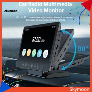 Skym* เครื่องเล่น MP5 วิทยุ FM หน้าจอสัมผัส USB TF AUX ความละเอียดสูง สําหรับรถยนต์ 1 ชุด