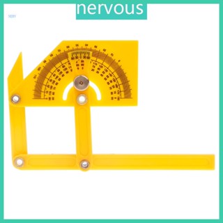 Nerv ไม้โปรแทรกเตอร์วัดมุม พร้อมแขน ไม้บรรทัด แม่แบบวัด แบบพับได้