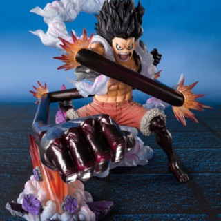 ฟิกเกอร์ One Piece Monkey D Luffy Bandai Spirits Tamashii Nations Figuarts Zero Gear 4 Snakeman Ouda From Collection ขนาด 16 ซม.