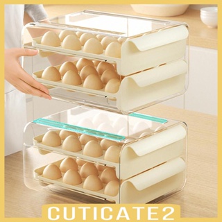 [Cuticate2] กล่องใส่ไข่ 32 ฟอง สําหรับตู้เย็น