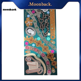 &lt;moonback&gt; สติกเกอร์ มีกาวในตัว สไตล์วินเทจ DIY สําหรับติดตกแต่งสมุด อัลบั้ม นักเรียน