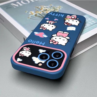 เคสโทรศัพท์มือถือนิ่ม ลายการ์ตูนเฮลโลคิตตี้ สําหรับ Apple Iphone 14promax 13pro 12 11 7p ZMFZ