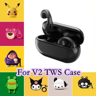 【คุณภาพสูง】เคสหูฟัง แบบนิ่ม ลายการ์ตูน สําหรับ V2 TWS V2 TWS