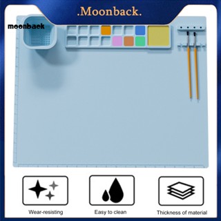 &lt;moonback&gt; เสื่อวาดภาพกราฟฟิตี้ เป็นมิตรกับสิ่งแวดล้อม พับได้ สําหรับนักเรียน