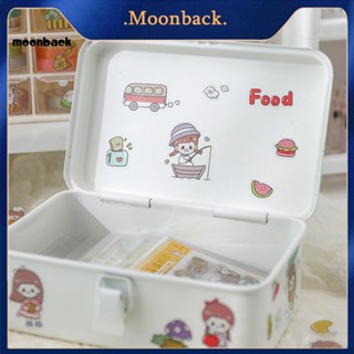 &lt;moonback&gt; สติกเกอร์แล็ปท็อป ขนาดเล็ก คละสี สําหรับตกแต่งสมุดภาพ สเก็ตบอร์ด DIY 20 แผ่น