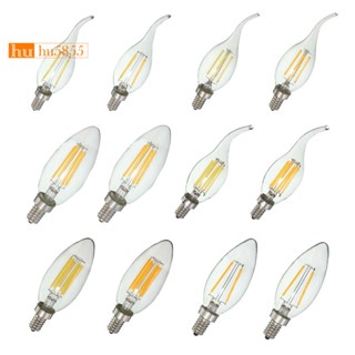 หลอดไฟ LED หรี่แสงได้ E12 4W COB Edison 10x3.5 ซม.