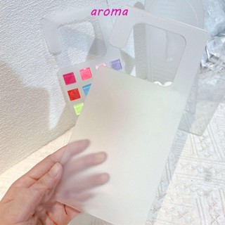 Aroma ชั้นวางเล็บปลอม สีโปร่งใส สําหรับโชว์เล็บ