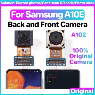 กล้องหน้า หลัง สําหรับ Samsung Galaxy A10E A102 A10 E Ultra Wide Back Macro Depth Facing Main Telephoto selfie lifting Camera kamera belakang flex cable ribbon Module เข้ากันได้