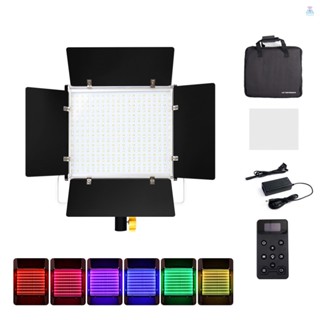 [T&amp;L]Andoer W480rgb แผงไฟ LED 40W 480 ดวง หรี่แสงได้ 2500-9000K 20 เอฟเฟคไฟพิเศษ DC NP Series ใช้แบตเตอรี่ พร้อมหน้าจอ LCD