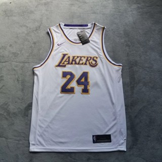 Kobe No. แฟชั่นคลาสสิก เสื้อกีฬาแขนสั้น ปักลาย Lakers Jersey แบบแห้งเร็ว มี 24 ชิ้น 685208