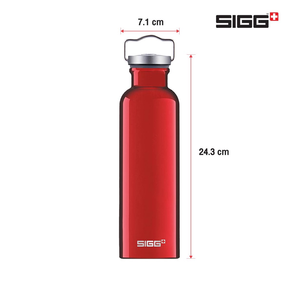 ขวดน้ำ SIGG ขวดน้ำอะลูมิเนียม ขนาด 0.75 ลิตร (Original)
