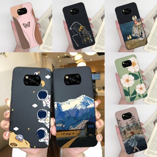 เคสโทรศัพท์มือถือ ซิลิโคนนิ่ม บางมาก ลายการ์ตูนผีเสื้อ หลากสี สําหรับ Xiaomi Poco X3 X3 Pro X3 NFC PocoX3 X3Pro X3NFC