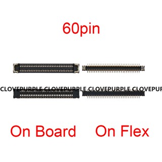 เมนบอร์ดเชื่อมต่อหน้าจอ LCD 60 Pin สําหรับ Samsung Galaxy A01 A015F A015 M01 M015 M015F 2 ชิ้น