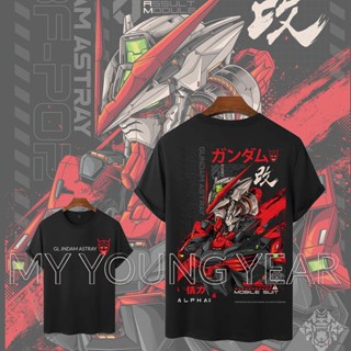 Gundam Shirt GUNPLA Tshirt Design Men Mecha Tops With A Round Neckline Oversized Short Sleeve_01