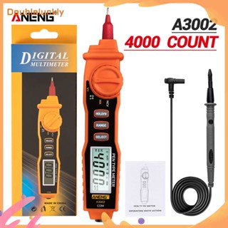 ✿Doubleluckly✿ ANENG A3002 มัลติมิเตอร์แบบดิจิตอลแบบไม่สัมผัส เครื่องทดสอบมือถือไฟฟ้า ACV / DCV