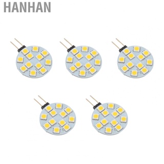Hanhan 5pcs G4  Bulb 12V 2W Warm Light Energy Saving Aluminum Microwave Bul HG