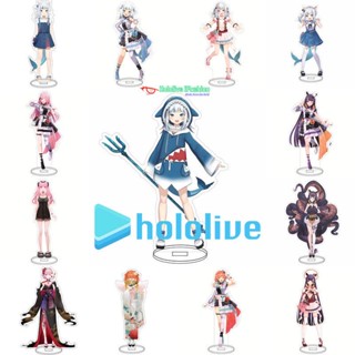 ใหม่ Hololive EN  ☆ Gawr Gura ☆ Ninomae InaNis ☆ Mori Calliope ☆ Takanashi Kiara ☆ จี้สแตนดี้อะคริลิค รูปตัวละคร Watson Amelia Vtuber ขนาดเล็ก สําหรับเก็บสะสม