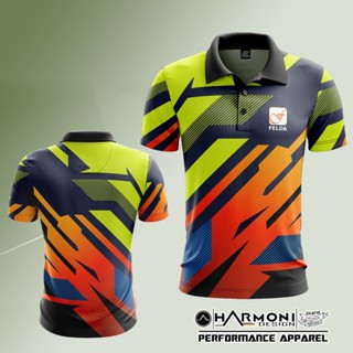 พร้อมส่ง Baju FELDA 2 | เสื้อกีฬาแขนสั้น ลายทีม Sublimation