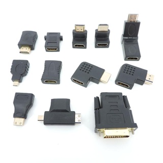 Hdmi อะแดปเตอร์แปลงขยาย 90 องศา มุมขวา 270 องศา 4K สําหรับสายเคเบิล HDTV 1080