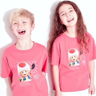 VDUniqlo KIDS THE SUPER MARIO BROS MOVIE UT (เสื้อยืด แขนสั้น พิมพ์ลายกราฟฟิค) 5488