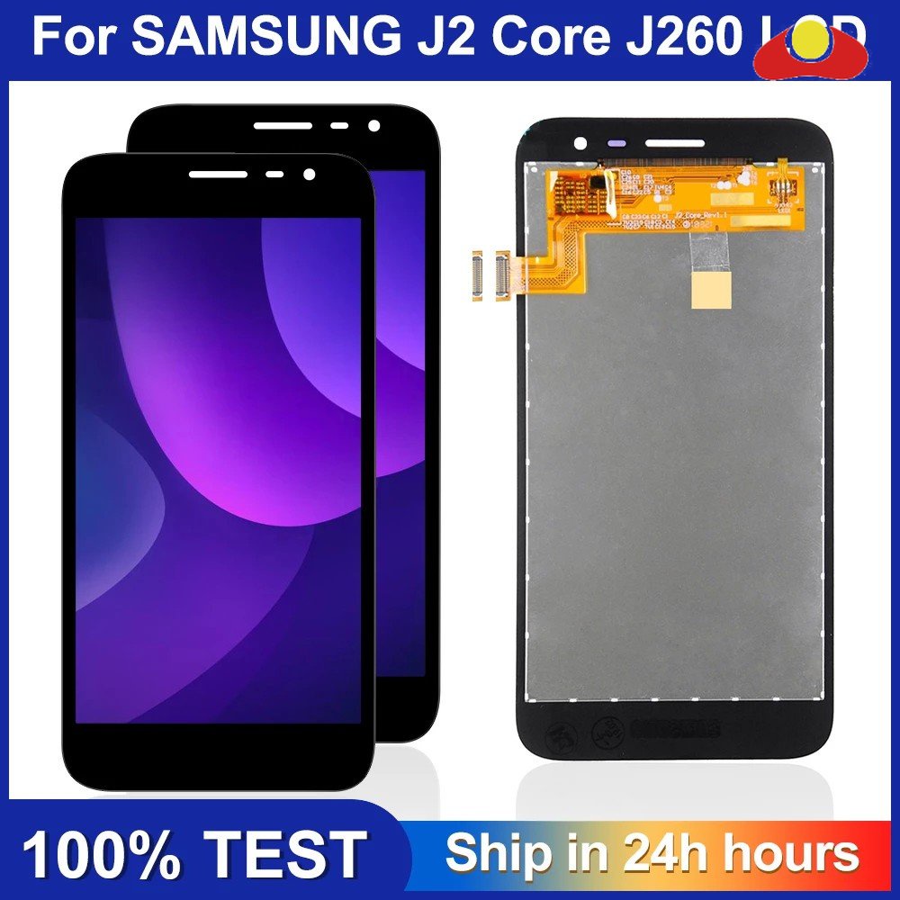 สําหรับ Samsung Galaxy J2 Core J260 จอแสดงผล LCD หน้าจอสัมผัส Digitizer Assembly เปลี่ยน