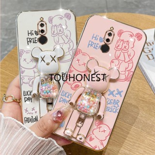 เคส Xiaomi Redmi 8 Case Shockproof Cartoon Anime Graffiti Kaws Bear Stand Cute Phone Cover Cassing Cases TB โทรศัพท์มือถือ กันกระแทก ลายการ์ตูนอนิเมะกราฟฟิติหมีน่ารัก สําหรับ
