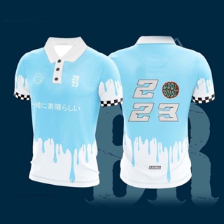 เสื้อโปโล ลาย Blvckroseapparel FULL Sublimation S72S Baju Raya 2023 ไซซ์ 100 ซม. -160 ซม. XS - 3XL