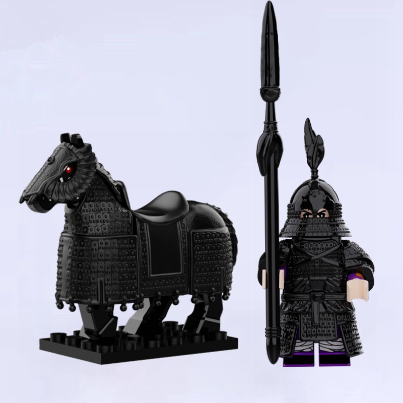 ทหารหุ้มเกราะ Heavily โบราณ Tiefutu Ming Jin บล็อกตัวต่อของเล่นเด็ก Minifigures ของขวัญวันเกิด