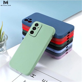 ตรงสแควร์ขอบซิลิโคนเหลวแบบนุ่มเคสโทรศัพท์สำหรับ Samsung ss Galaxy A04 A04s A04e A13 A14 A23 A24 A34 A54 5G 2023