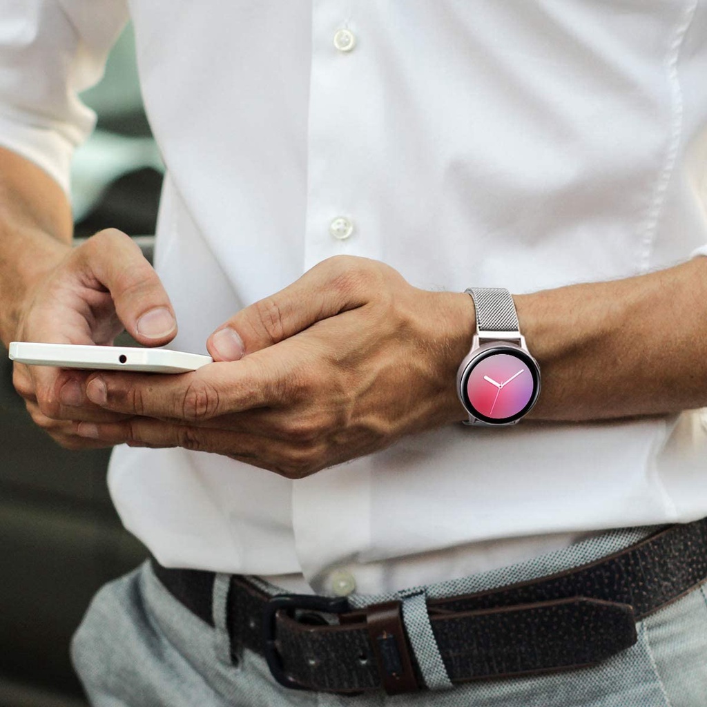 สําหรับ Huami Amazfit GTS 4 MINI 2 2e 3 ห่วงแม่เหล็ก โลหะ Milanese สายนาฬิกาข้อมือ