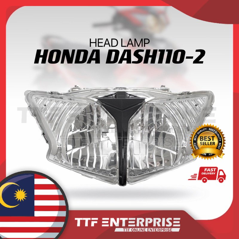 HONDA DASH110-2 / DASH2 S 110 HEAD LAMP (CLEAR) DASH 2 S 110