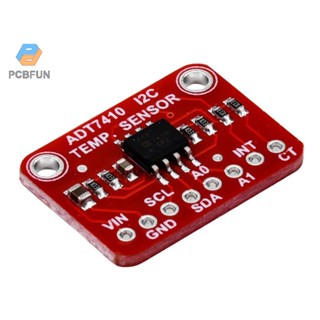 Pcbfun ADT7410 บอร์ดเซนเซอร์อุณหภูมิ ความแม่นยําสูง I2C DC 2.7V~5V