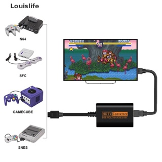 Llph N64 อะแดปเตอร์แปลงสายเคเบิล HDMI HDTV สําหรับ Nintend 64 Gamecube SNES NGC Plug And Play Full Digital 720P No External Power LLP