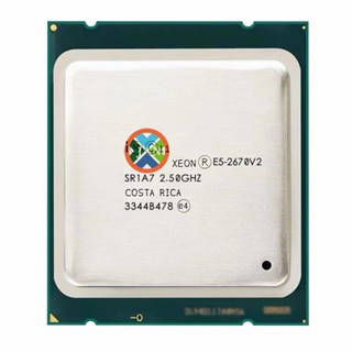 โปรเซสเซอร์เวอร์ Xeon e5-2670 V2 e5 2670V2 CPU 2.5 LGA 2011 SR1A7 e5 2670 V2 ส่งฟรี