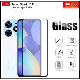 Tecno Spark 10 Pro ฟิล์มกระจกนิรภัย สําหรับ Tecno Spark Go 2023 8C 8P 7 7T 7P 6 Go Pova Neo 2 4 Pro 3 เลนส์กล้อง กระจกกันรอยหน้าจอ แบบเต็มจอ