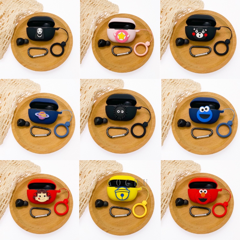 เคสซิลิโคน พร้อมแหวน สําหรับหูฟังไร้สาย QCY ArcBuds HT07