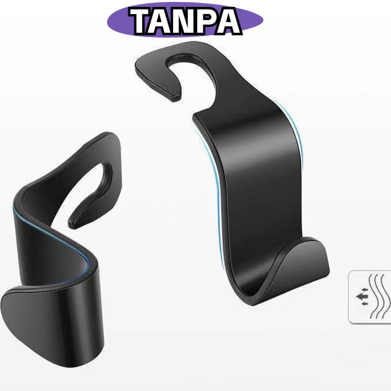 TANPA ตะขอเก็บของ ที่แขวนของในรถ ที่ติดเบาะหลังรถยนต์ ตะขอแขวนของ อเนกประสงค์ ติดตั้งง่าย เเข็งเเรง คงทน ราคา ถูกที่สุด ดีลบีเคเค แกลเลอรีภาพที่ 6