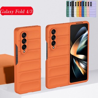 เคสโทรศัพท์มือถือ แบบบาง สีมาการอง สําหรับ Samsung Galaxy Z Fold 4 Fold 3 Z Fold 4 3