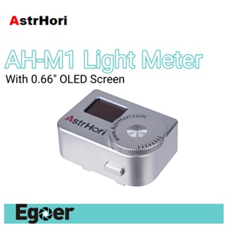 AstrHori AH-M1 Light Meter พร้อมหน้าจอ OLED ขนาด 0.66 "แบตเตอรี่ในตัว Cold Shoe Real Time External Light Meter