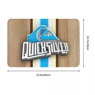 ใหม่ Quiksilver (4) พรมเช็ดเท้า ผ้าสักหลาด กันลื่น ดูดซับน้ําได้ดี แห้งเร็ว สําหรับห้องน้ํา ห้องนั่งเล่น โซฟา ห้องนอน 16x24 นิ้ว พร้อมส่ง