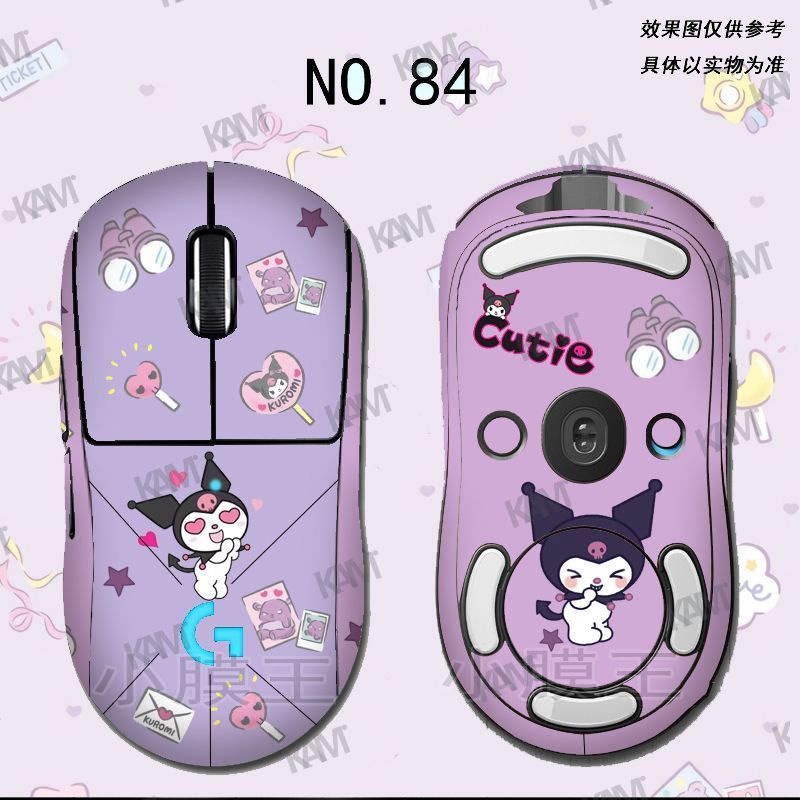 SANRIO Kam ฟิล์มสติกเกอร์ ป้องกันรอยขีดข่วน ดูดซับเหงื่อ ลายการ์ตูนหนู ซานริโอ้ สําหรับ Logitech G Pro X