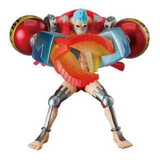 Franky ของแท้ JP แมวทอง - Attack Motions Bandai [โมเดลวันพีช]