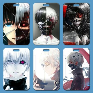 กระเป๋าใส่บัตรพนักงาน แบบแข็ง ABS ลายการ์ตูนอนิเมะ Tokyo Ghoul DIY สําหรับนักเรียน โรงเรียน