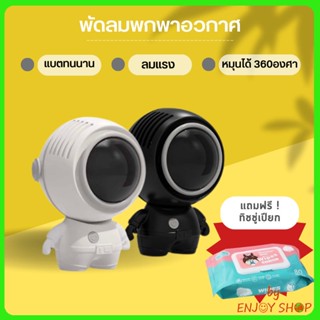 BYENJOYSHOP พัดลมUSB ขนาดเล็ก แบบพกพา พร้อมเชือกคล้องคอ แบบชาร์จไฟได้ 360 องศา°พัดลมระบายความร้อน หมุนได้ 20705