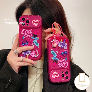 เคสโทรศัพท์มือถือนิ่ม ลายการ์ตูนกราฟฟิตี้ เด็กผู้หญิงสุดเท่ สร้างสรรค์ ฝาพับกระจกแต่งหน้า สําหรับ Oppo A12 A57 A7 A15 A53 A9 A5 A31 A33 2020 A5s A35 A77S A15s A3s A77 A11K